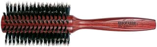 Spornette Deville Boar Bristle Round Brush for Women - Large Round Hair Brush for Blow Drying, Curling & Styling - Adds Shine, Volume & Lift to All Hair Types (2.5 Inch)