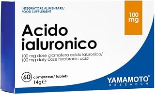YAMAMOTO RESEARCH Acido Ialuronico ExceptionHYAL Jump 60 Compresse, Integratore...