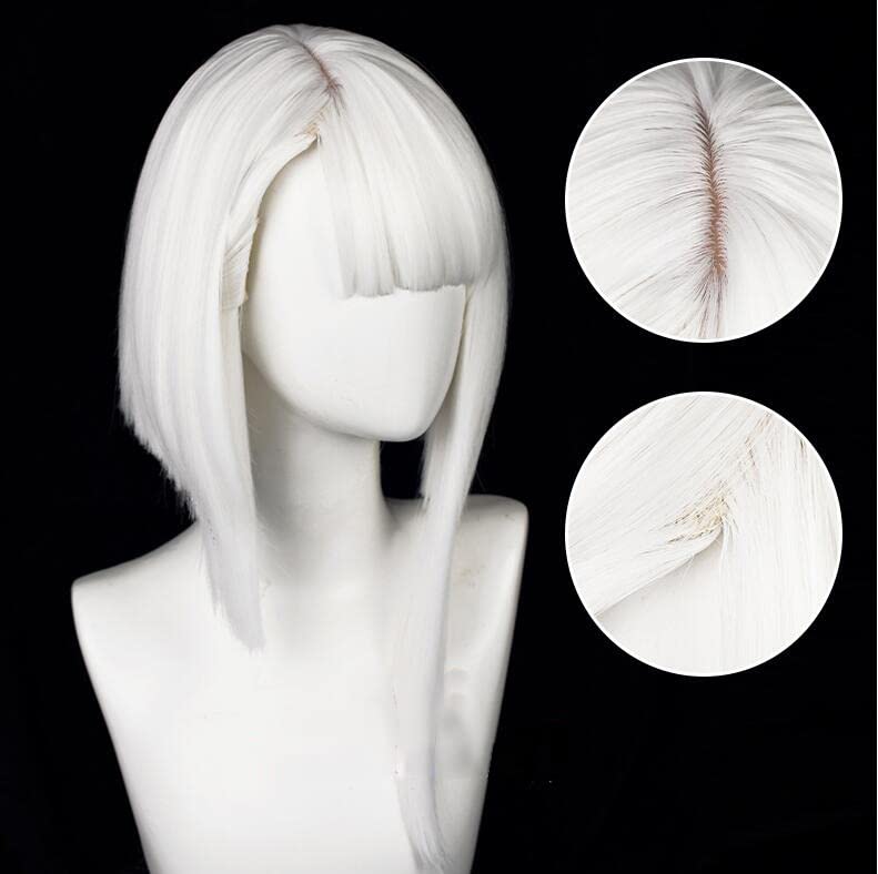 osseoca Martinez cos wig Spell color highlights Multistage dyeing 29cm (David): Lucy white