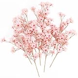 TYL&TYS 8 Stück Künstliche Kirschblütenzweige, 16 Zoll Rosa Kirschblüten Zweig Deko, Frühlingszweige Künstlich, für Frühlingsdeko Heimdekoration oder Hochzeitsfeierdekorationen