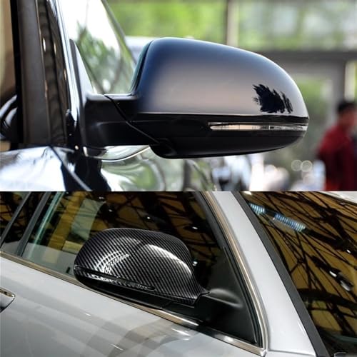 Coque de rétroviseur aspect carbone pour Audi A3 A4 A5 A6 A8 Q3