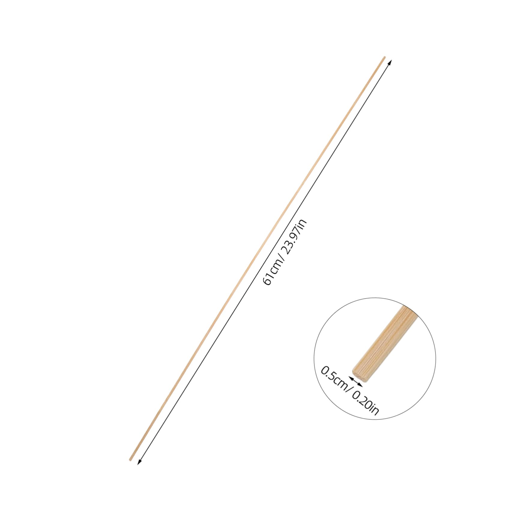 IMIKEYA 10pcs Kite Support Sticks Bamboo Craft Kit for Boys and Girls DIY Kite Making Materials