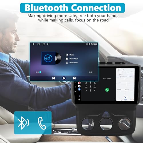 Radio para Dodge RAM 1500-3500 2013-2018, 9" Touchscreen miniatura 6