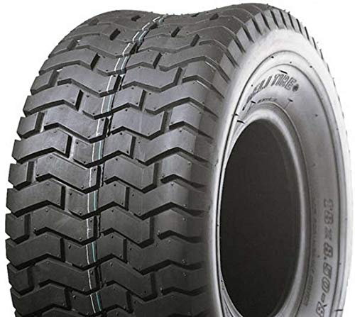BITS4REASONS 8 INCH DIAMETER TYRE, New Model Deli S366K TY 20x10.00-8 (87A3) (4PR) (TL) (E-MARKED) Turf Tyre for Ride On Lawn Mowers, Garden Tractors, Golf Buggies and Trailers