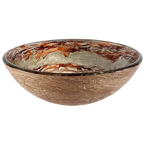Kraus Tempered Glass Round Bathroom Sink Cover