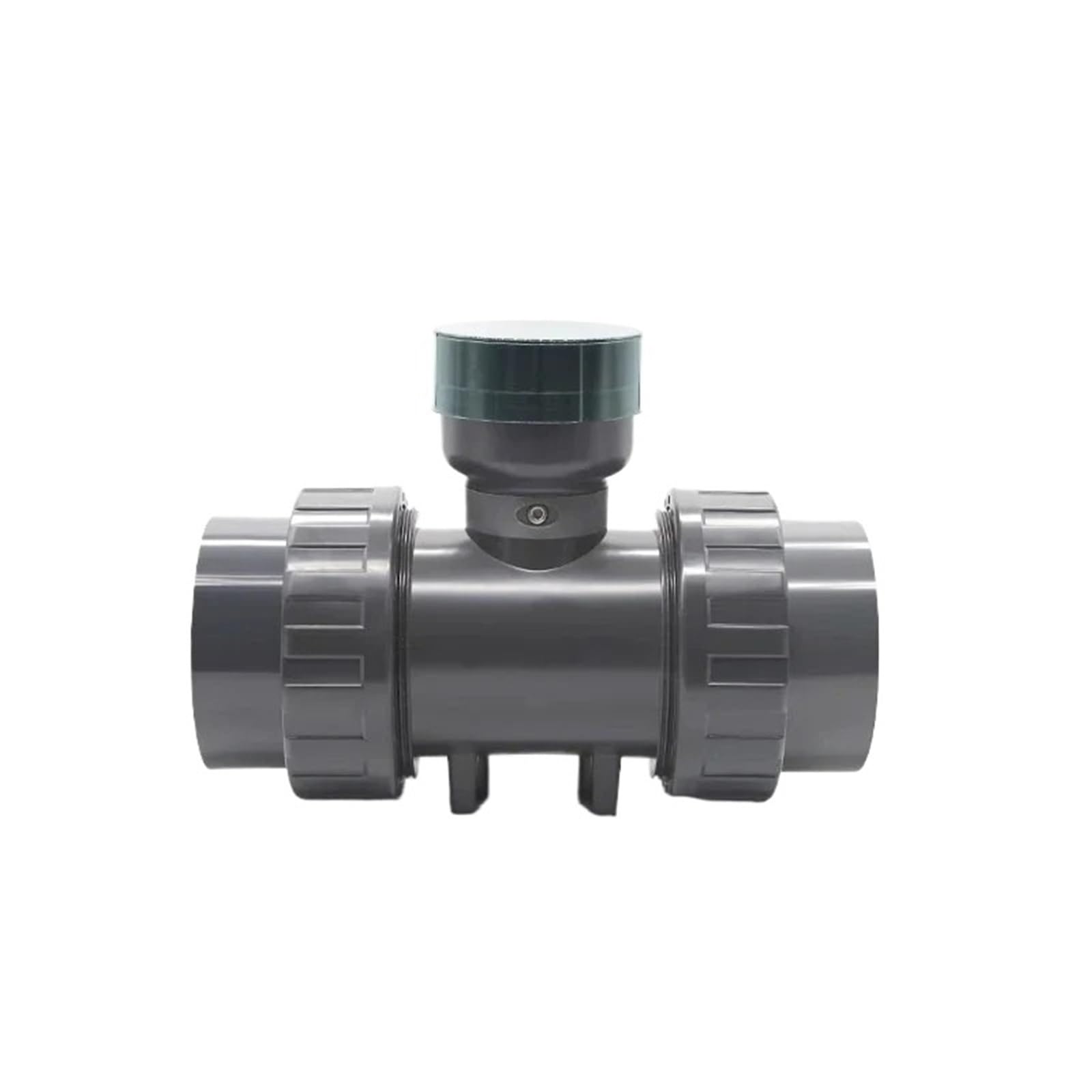 JVDDI PVC Digital Water Flow Meter With LCD Display RS485 Output Acid Alkaline Resistant Pipe Sensor For Irrigation(ZJPVC-LCD-DN50)