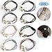 Produktbild 20 Stücke Elastische Haargummis Set Perle Haarbänder 8 Farben Seile Haar Ring Pferdeschwanz Halter DIY Frisur Haarschmuck für Frauen Damen Mädchen