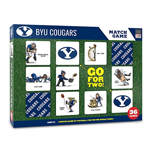 Image of YouTheFan NCAA Officially-Licensed Memory Match Game - Humorous, Team-Specific, Original Hand-Drawn Artwork, Fun for the Whole Family, for Fans Young and Old