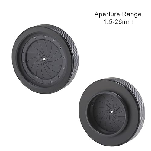 JUIYU Kit de acessórios para microscópio 1,5 – 26 mm de diâmetro de amplificação M30 a M37 Metal Zoo