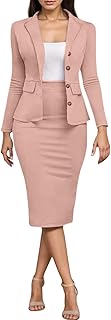 Trajes de pantalón baratos para mujer, falda, conjunto, trajes casuales para el trabajo, traje de negocios, falda de ballet