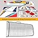 RC Plane Wing Bag | Waterproof Bubble Layer Wrap | Protective Wing Cover with Carry Handle | for Aircraft Model Gear Storage Transportation Travel Hobbyist Equipment Outdoor Indoor