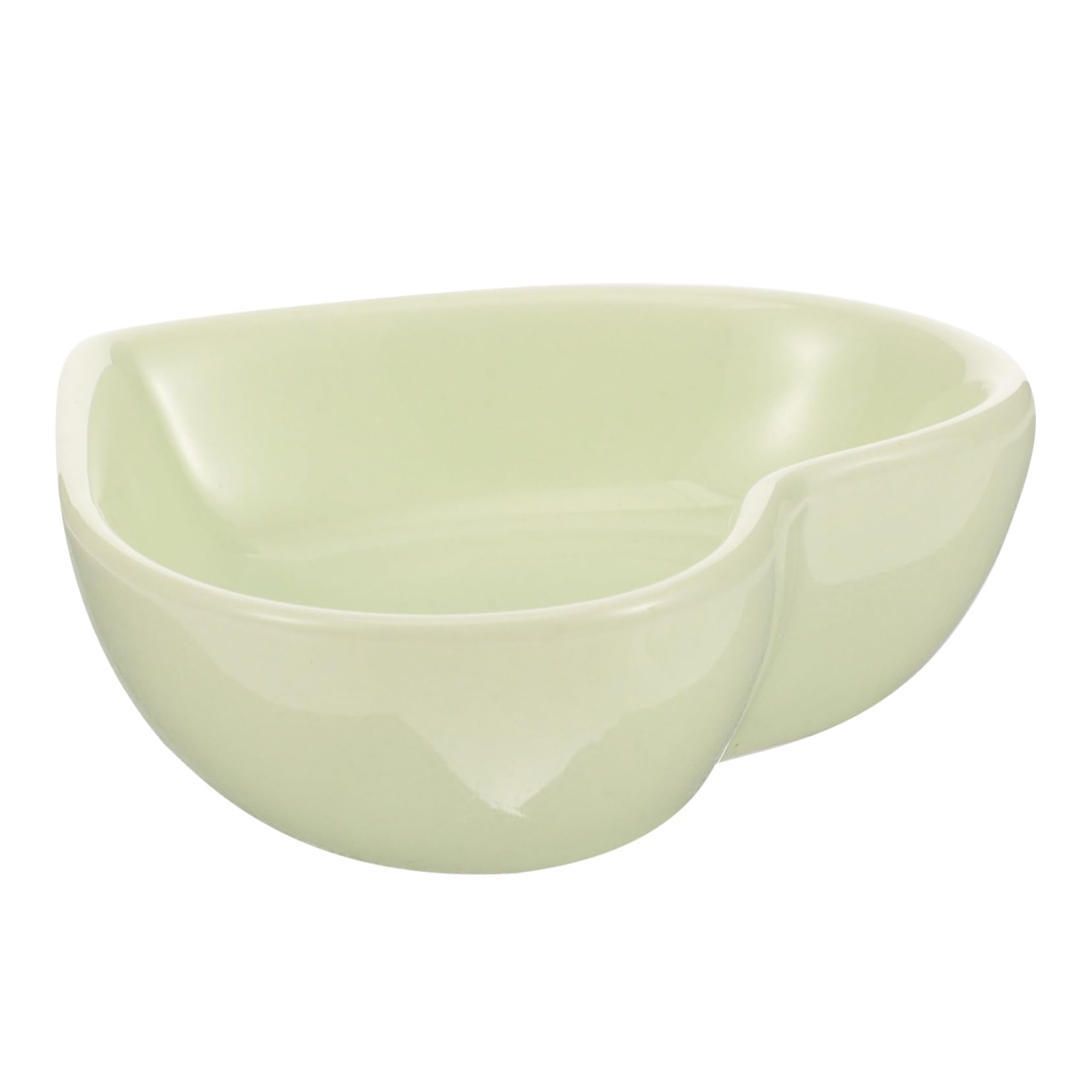 Mikikit Heart Shaped Ceramic Hamster Bowl Pet Feeder for Hamsters Rabbits Squirrels Non Tip Design for Food Water Present for Pet Owners