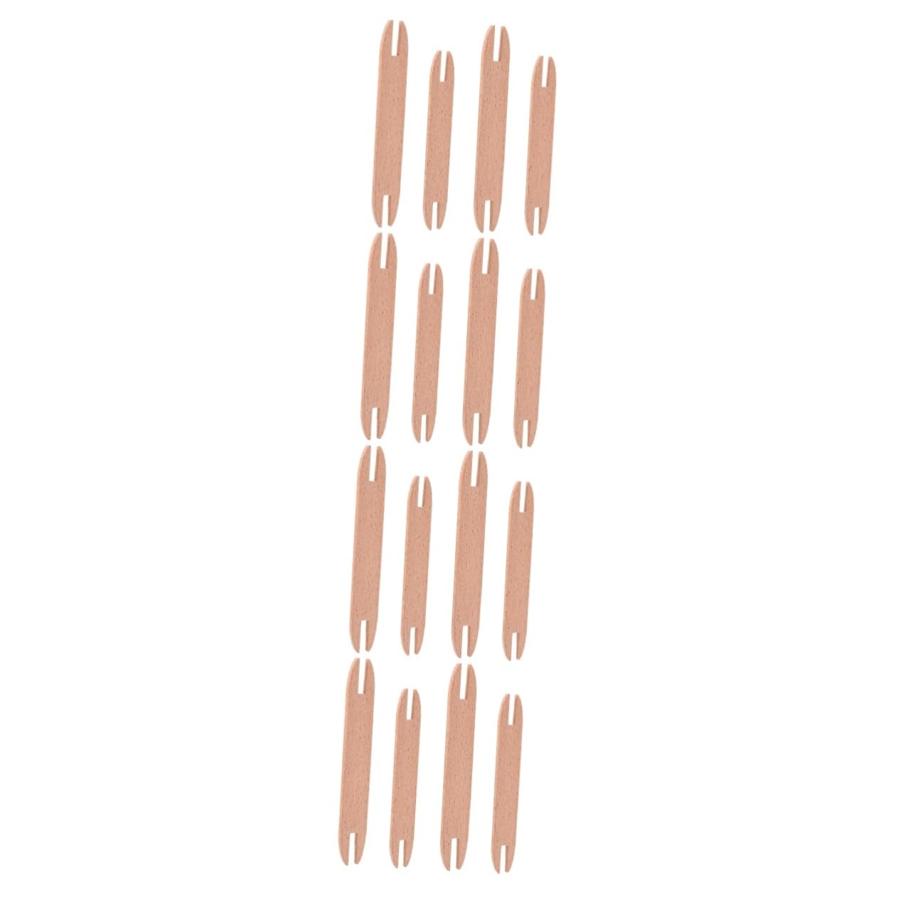 EXCEART 16pezzi Strumenti per Maglieria Legno Shuttle per Lavoro Maglia Accessori per Cucire Maglioni per Coperte Sciarpe e Cappelli