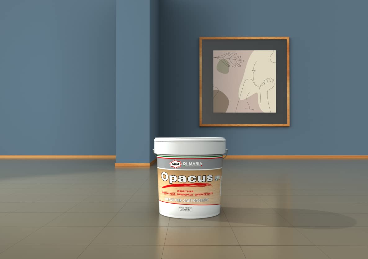GDM Opacus Pittura Murale ideale per cartongesso, 13 litri
