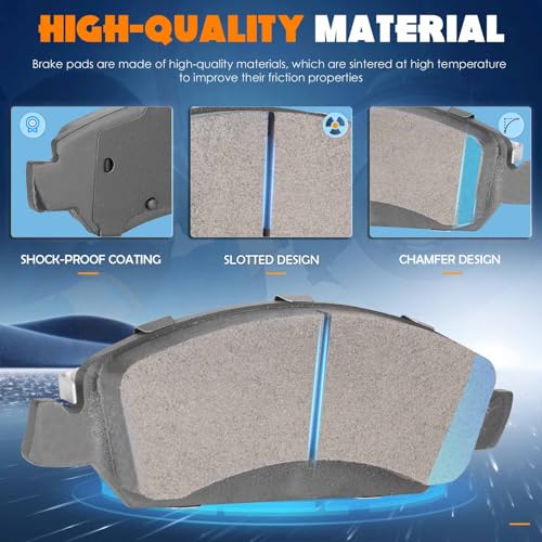 Front Semi-Metallic Brake Pads for Sierra 1500