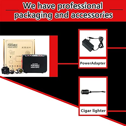 YXMxxm Portable Power Station, 74Wh Solar Generator Inverter Power Supply with AC Power Socket, Type-C, USB Output, Ideal for Travel Outdoor Emergency - Image 7