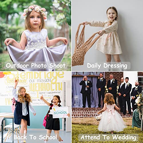 Girls Dress Shoes Mary Jane Flats Shoes for Girl Back to School Ballet Flat Princess Shoe4