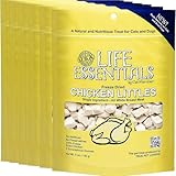 LIFE ESSENTIALS By Cat-Man-Doo Freeze Dried Chicken Littles for Dogs & Cats - 5 ounces - Grain Free Treat - 6 Pack