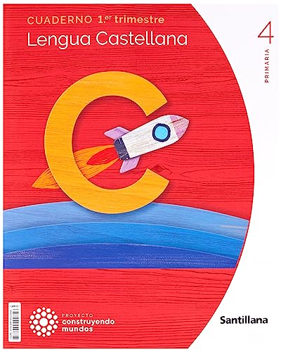 Portada de Lengua 4º Educacion Primaria Primer Trimestre Construyendo Mundos Ed 2