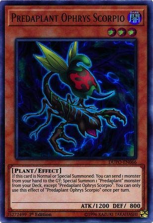 Predaplant Ophrys Scorpio - DUPO-EN066 - Ultra Rare - 1st Edition - Duel Power