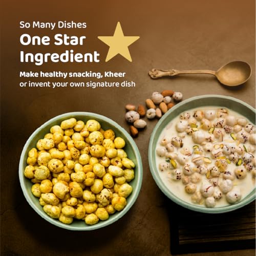 Image of DeHaat Honest Farms Pesticide Free Makhana (Premium Mithila Makhana) 100 Gms (Pack of 2)