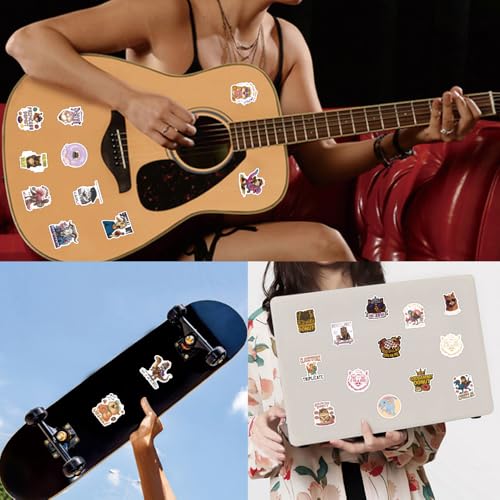 Image of 106 PCS Dungeon Crawler Carl Stickers Pack, for Water Bottle, Laptop, Phone, Scrapbook, Hard Hat, Bumper, Party Decoration Stickers, Art & Crafts