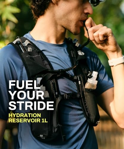 Image of TEGO Pacer 1L / 2L Hydration Reservoir | BPA-Free Running & Hiking Bladder | Snap-Lock Tube | Bite Valve | Compatible with Pacer Trail Vest