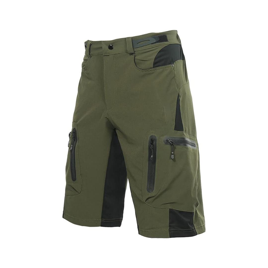 Suwequest Herren Outdoor Sports MTB Mountain Bike Bike Bicycle Shorts Cycling Shorts mit gepolsterter 3D -Unterwäsche