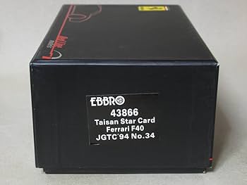 Amazon | 1/43 タイサンスターカード フェラーリ F40#34 JGTC GT1 1994 Amazon | 1/43 タイサンスターカード フェラーリ F40#34 JGTC GT1 1994