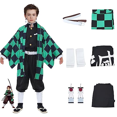Disfraz Kimono Cosplay Anime Kitimi 140 Verde