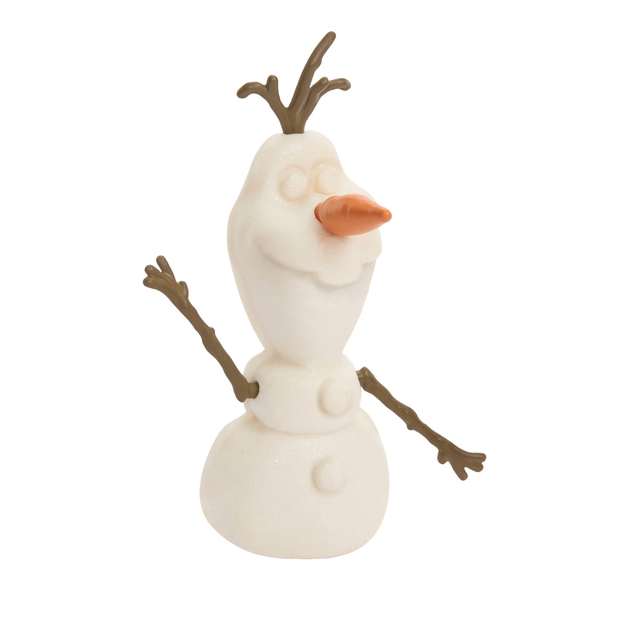 Mattel Disney Frozen - Parco Giochi delle Nevi, set ispirato al film con bambola Elsa in camicia da notte, pasta per modellare, stampo di Olaf, slitta e accessori inclusi, JJP87