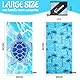 KUOGAS Strandtuch XXL 2er Set 90×180 cm,Groß Schnelltrocknendes Mikrofaser Handtuch, Sandfrei Badetuch,Stranddecke Damen strandhandtuch