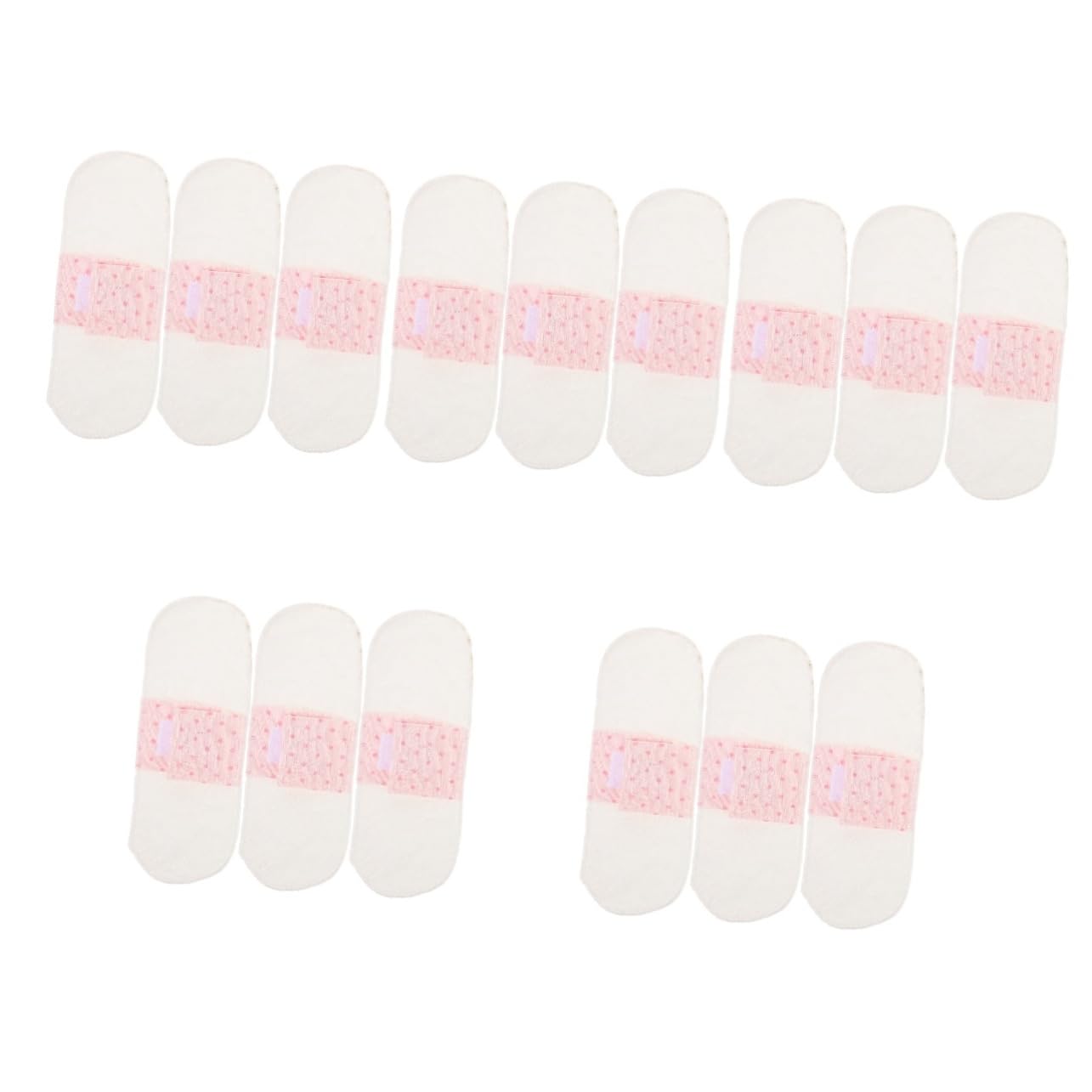 15stücke Wiederverwendbare Menstruationspads Waschbare Slipeinlagen Aus Atmungsaktivem Baumwollmaterial Für Damen Für Täglichen Gebrauch Und Zusätzlichen Schutz