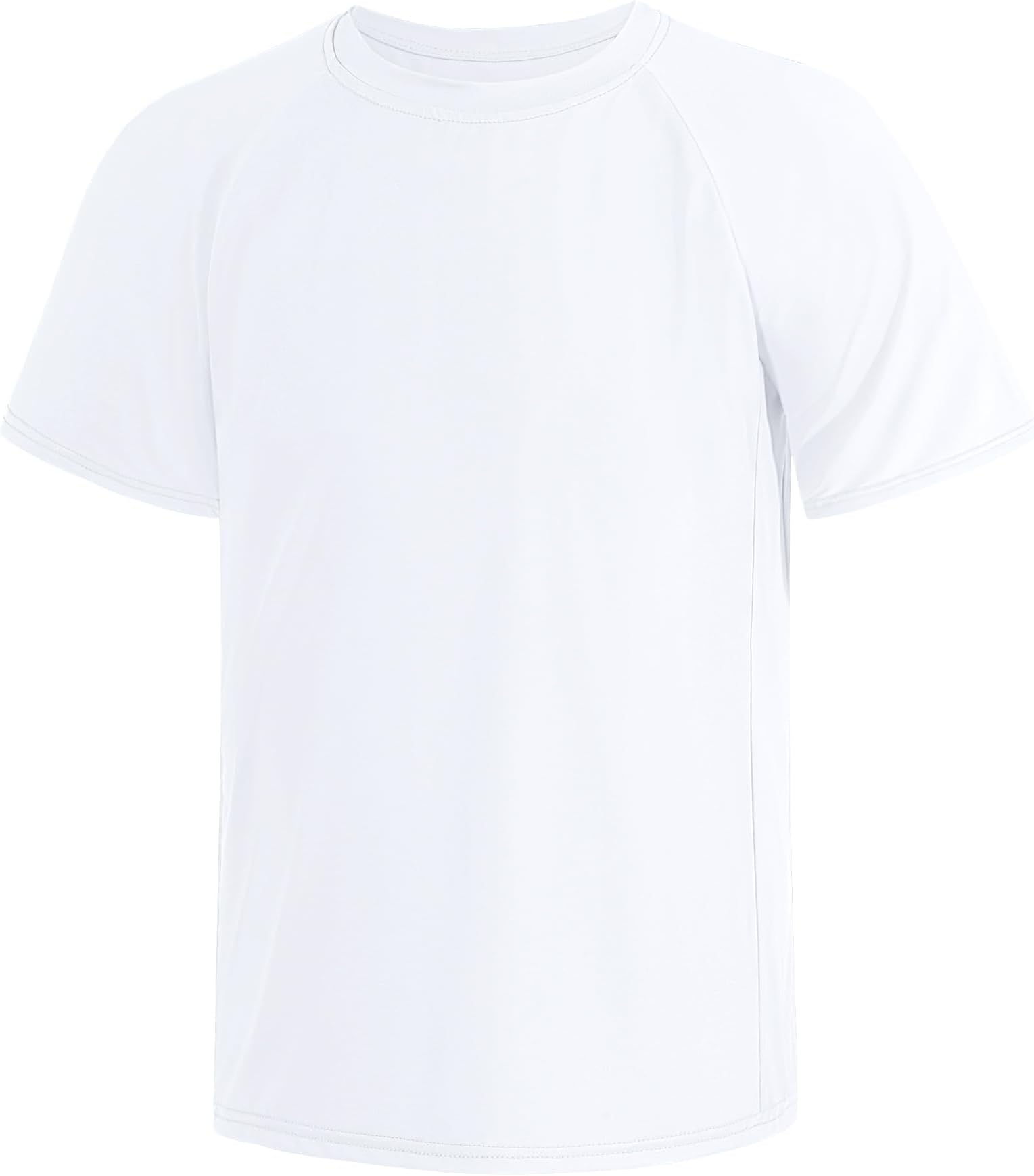 Boys Rash Guard Shirts Short Sleeve Quick Dry Swim Shirts UPF 50+ for Kids Athletic