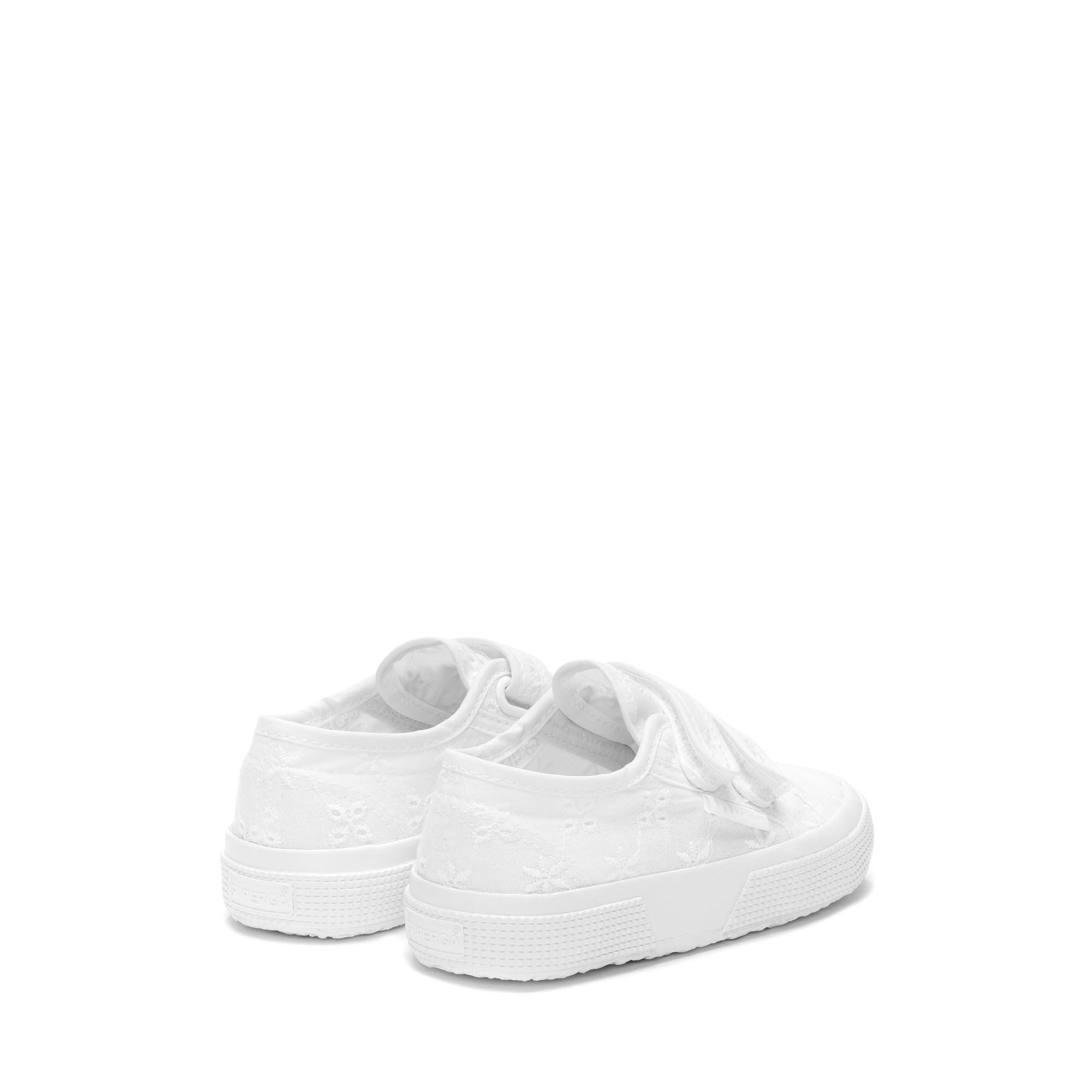 SUPERGA - Sneakers, Bambina, Cotone, Casual, 2750 Kids Straps Flower Sangallo