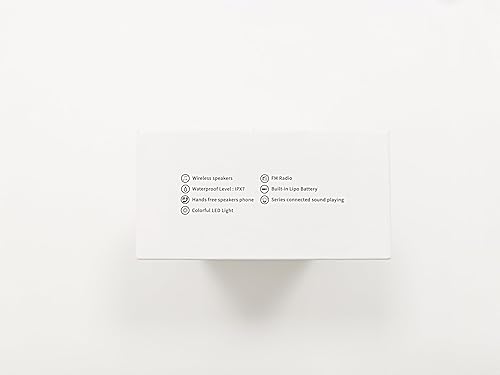 Miniatura 13 de Altavoz de ducha Bluetooth, altavoces portátiles Bluetooth 5.3 con sonido HD, IPX7 impermeable, luz RGB colorida, pantalla LED, radio FM, llamada