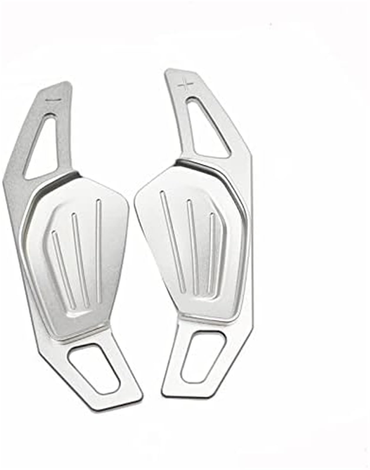 Mkvaxr White Car Gear Shift Paddle Shift Paddles, For Skoda, For Octavia 2020 Car Steering Wheel Paddle Extend Shifters Sticker Gear Extender(White)