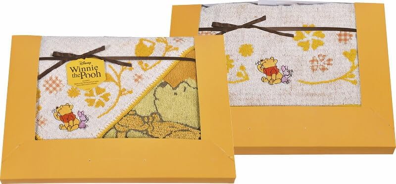 実りの秋の贈り物 タオルセット くまのプーさん バスタオル（60&times;120cm）・フェイスタオル（34&times;75cm）・ウォッシュタオル（