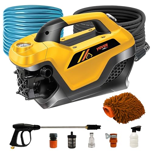 Image of IBELL YO2800 High Pressure Washer, 2800W Induction Motor, 240 Bar Car Washer High Pressure Gun, 12 L /Min Flow, 8M Hose, Portable Pressure Washer for Car, Bike, Home & Outdoor Cleaning