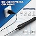 Rotary Electric Toothbrush for Adults, Rechargeable Toothbrush Teeth Whitening and Strong Battery Endurance, Powered Spin Toothbrush with 2 Round Heads, 3 Modes USB Toothbrushes in Black by Gloridea