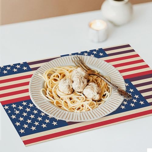 Set de table de qualité supérieure en PVC avec drapeaux imprimés haute définition - 8