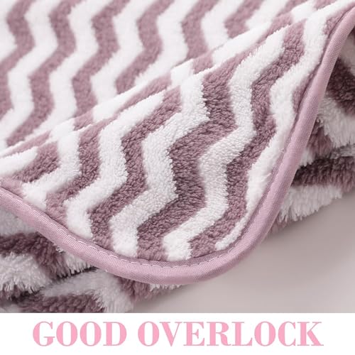 Image of Kuber Industries 2 Piece Hand Towel Set|280 GSM|Gtm & Workout Towels|Super Absorbent & Antibacterial Treatment|Small Size, Travel Friendly (Pink & Purple)