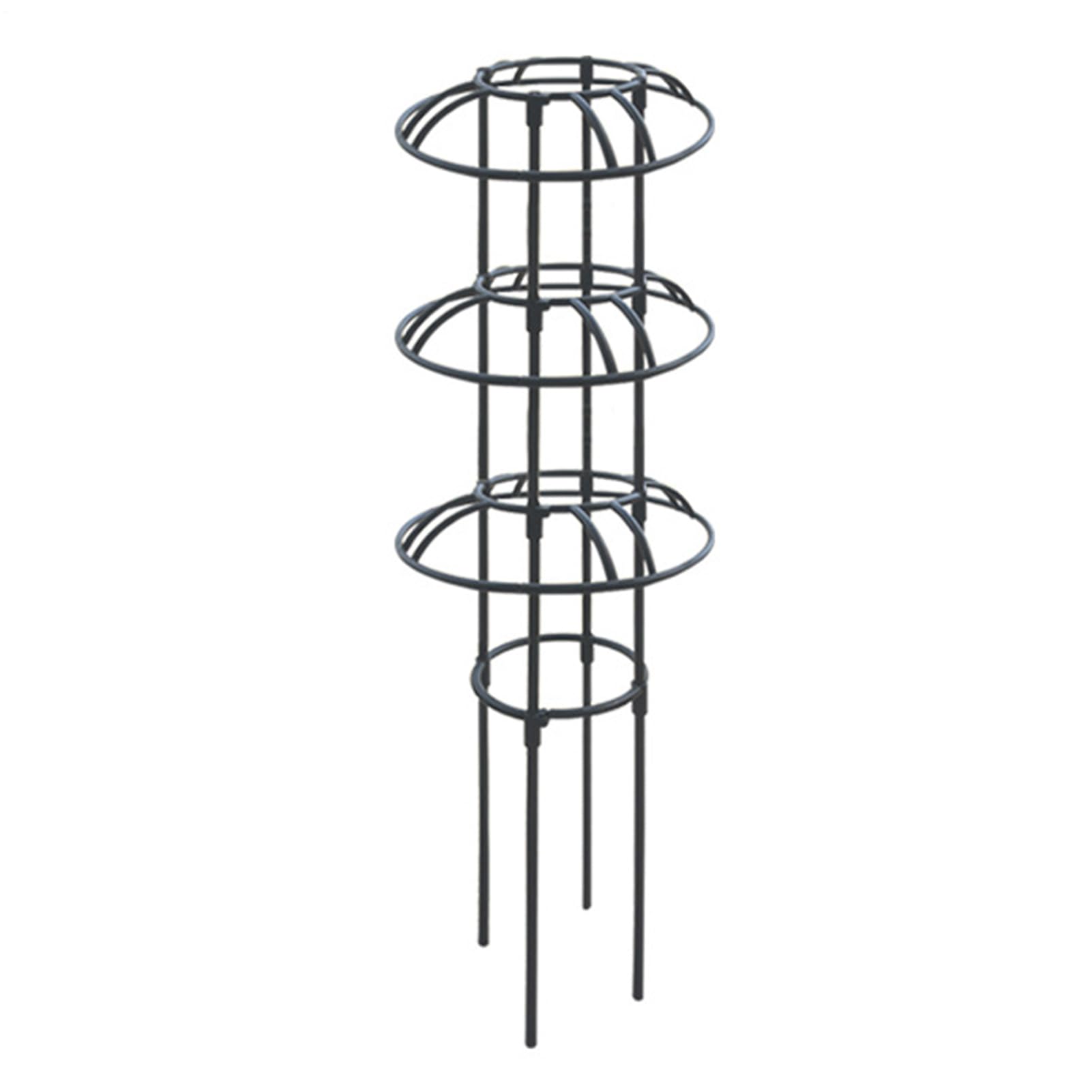 Tuteur pour plantes et cage à tomates en métal avec treillis obélisque intérieur extérieur