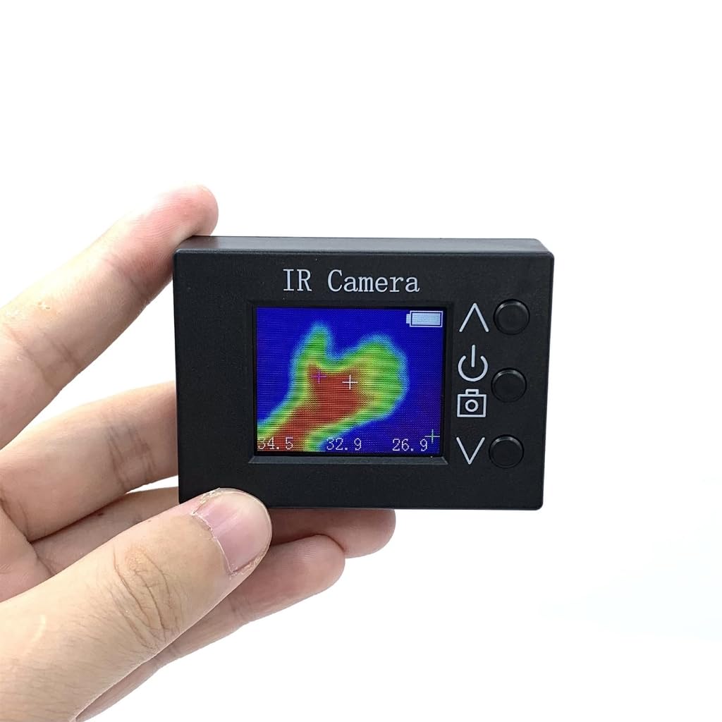 Cámara ergonómica de imagen térmica con sensores ultrarizados de 32 x 24 y frecuencia de actualización de 8 Hz