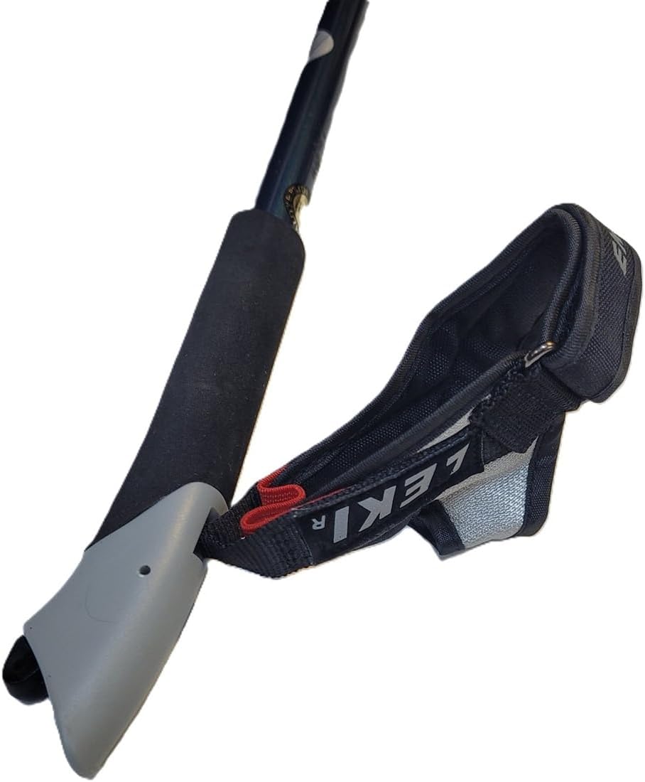 LEKI Nordic Walking Instructor Fully Adjustable Walking Pole 100-130cm Dark Blue