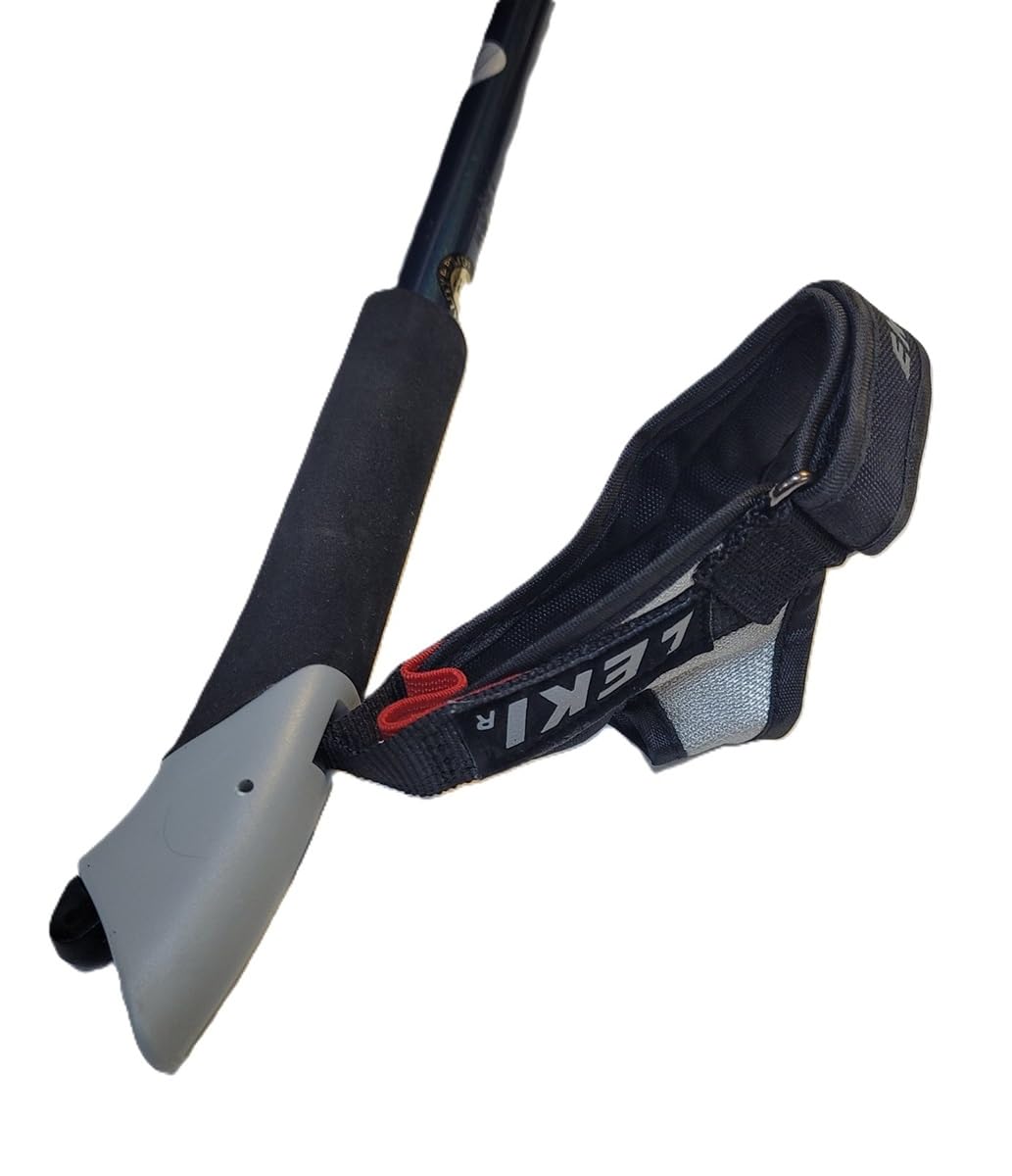 LEKI Nordic Walking Instructor Fully Adjustable Walking Pole 100-130cm Dark Blue