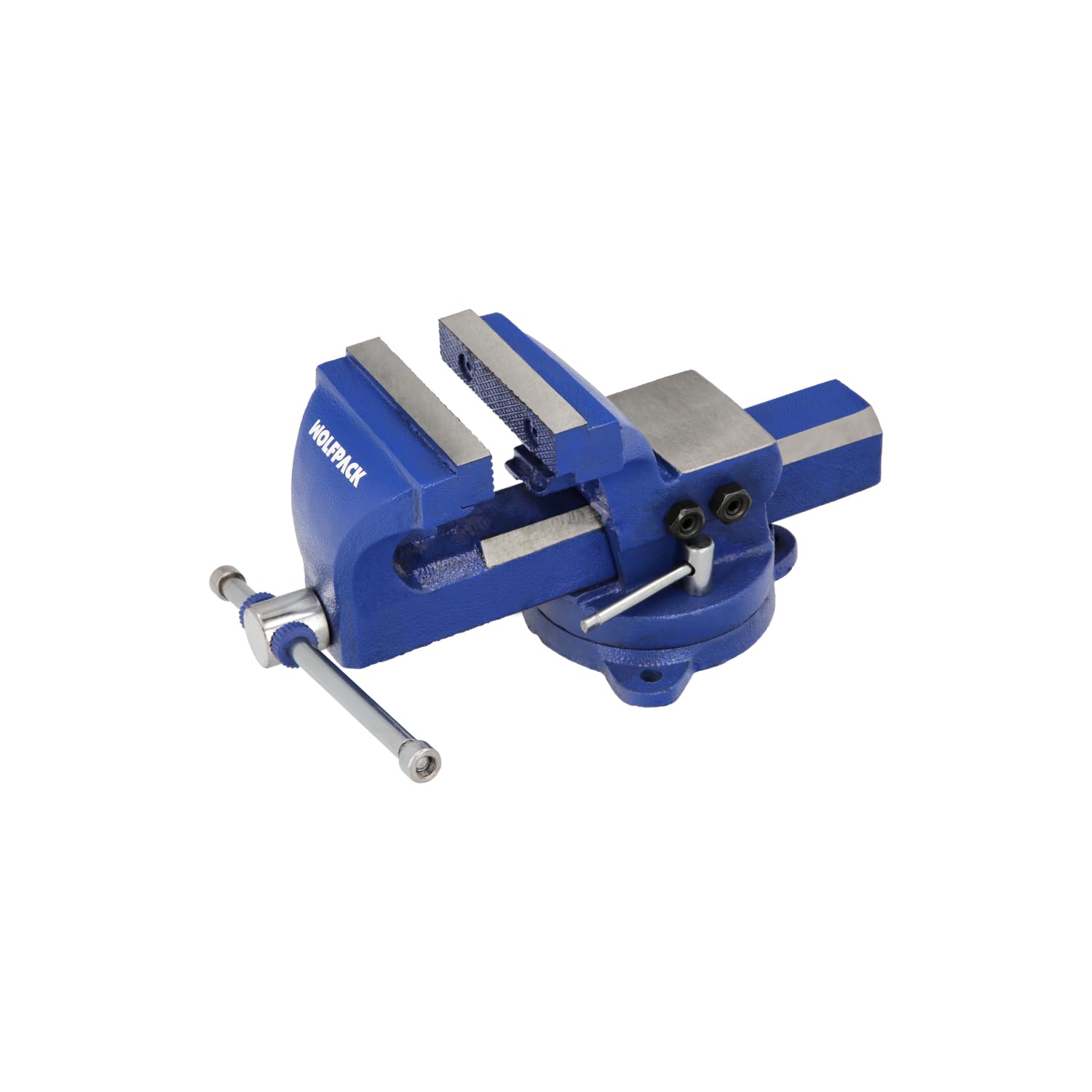 WOLFPACK LINEA PROFESIONAL Tornillo Banco Giratorio Heavy Duty 105 mm Banco De Mesa Giratorio, Tornillo Sujeción, Abrazadera De Banco, Tornillo Banco Tubos