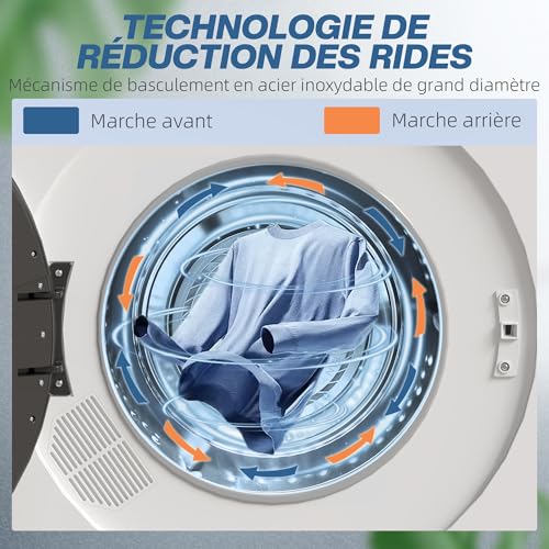 Sèche linge compact idéal pour votre appartement maison ou camping-car - 5