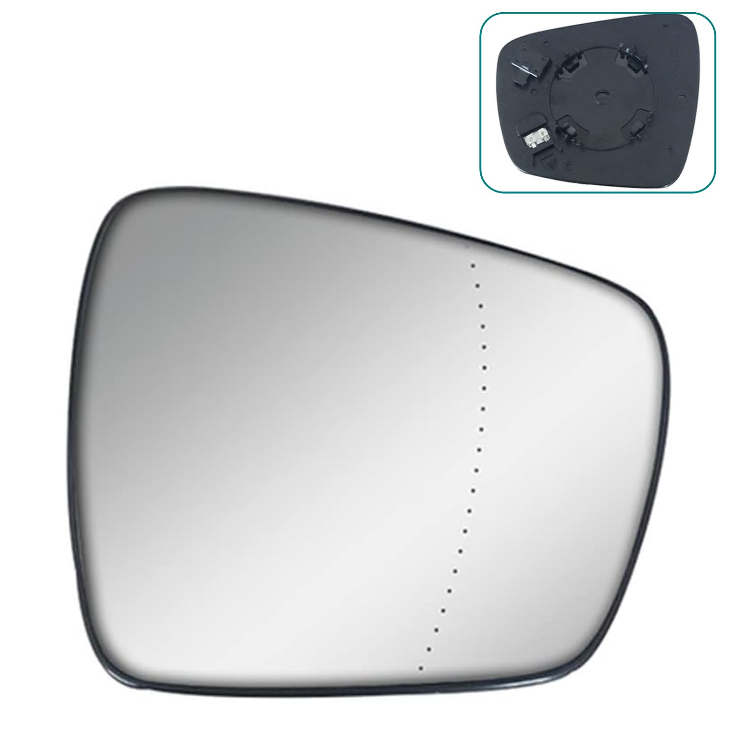 TarosTrade Glace De Rétroviseur Chauffant Droit - Pour Citroën C4 (2010-) Et DS4 (2011-) - Réf: 8152J5