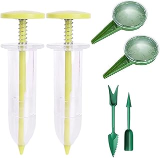 Mini herramientas de plantación fáciles de usar, juego de 6 piezas para jardinería cómoda (amarillo)